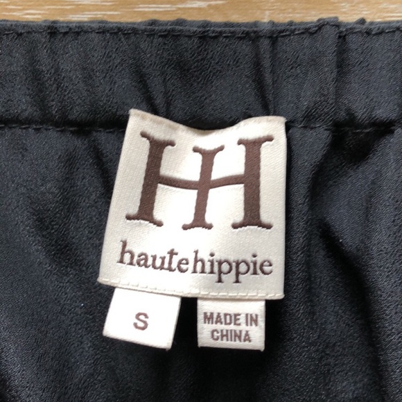 HAUTE HIPPIE 100% Silk Black Sleeveless Jumpsuit - Picture 3 of 6